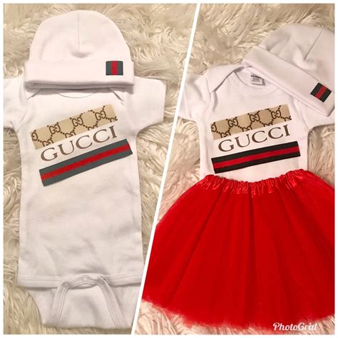 baby gucci logo|newborn baby girl gucci outfit.